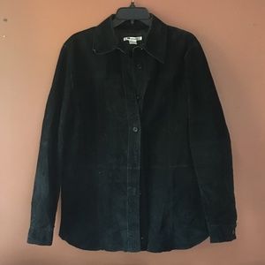 Nygard Collection Womens Black Suede Jacket